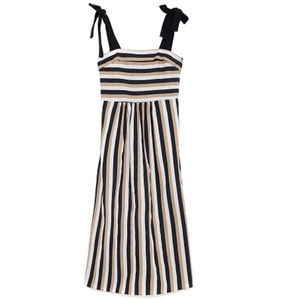 ZARA Striped midi dress, Nwt, Sz S